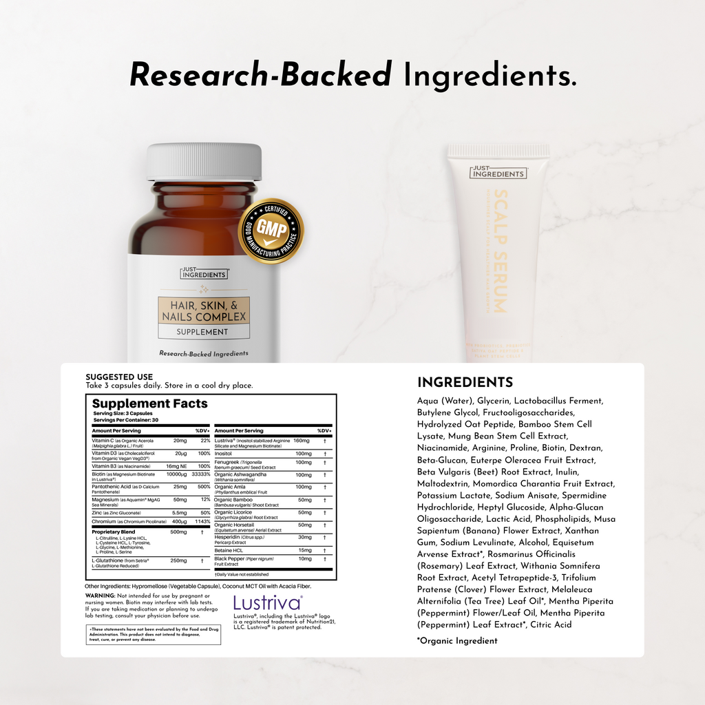Hair, Skin, and Nails + Scalp Serum Bundle