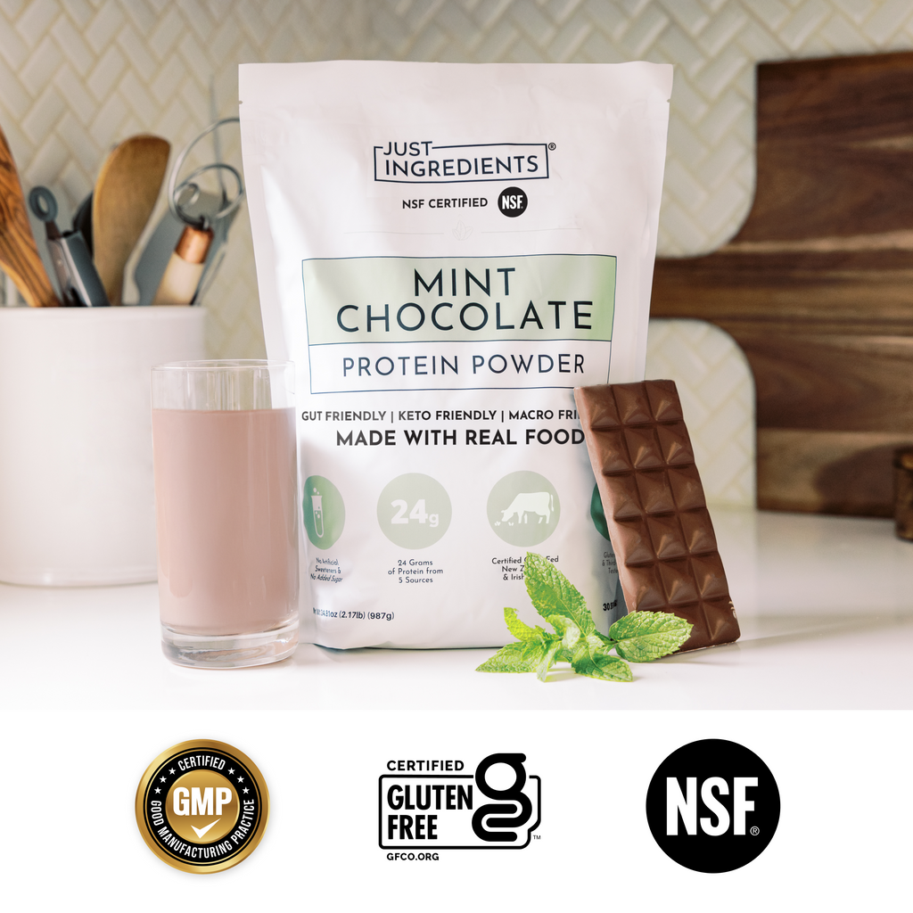 Mint Chocolate Protein Powder - 24g Protein, 5-Source Blend