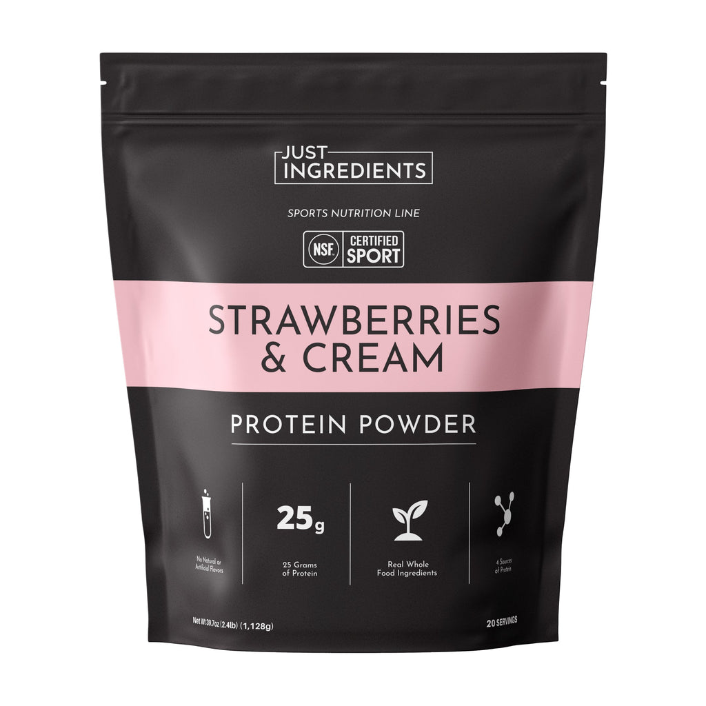 Strawberries & Cream Protein Powder — NSF Certified, 25g