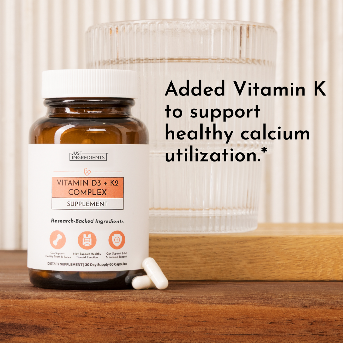 Vitamin D3 + K2