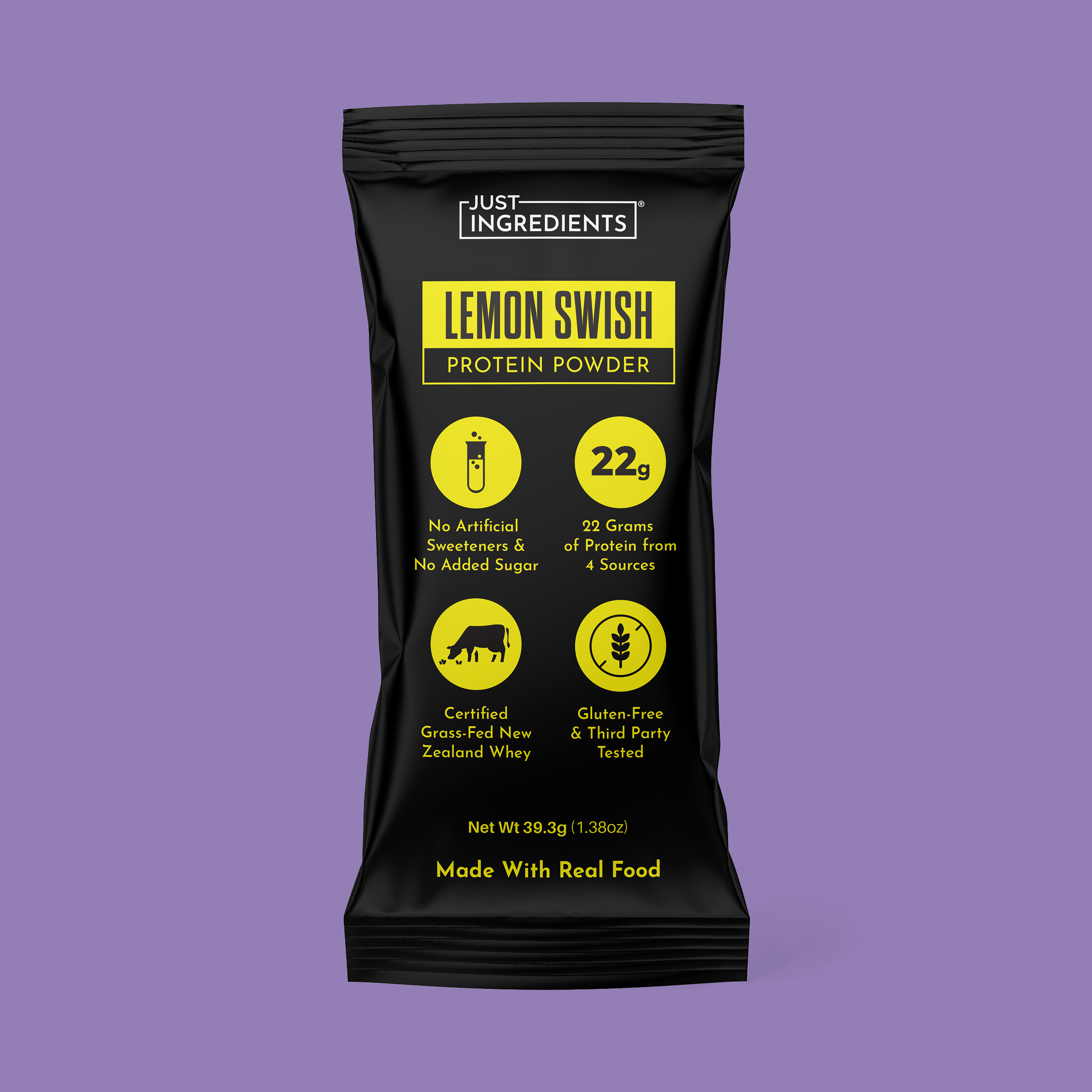 Lemon Swish Protein Powder Stick — Single-Serve