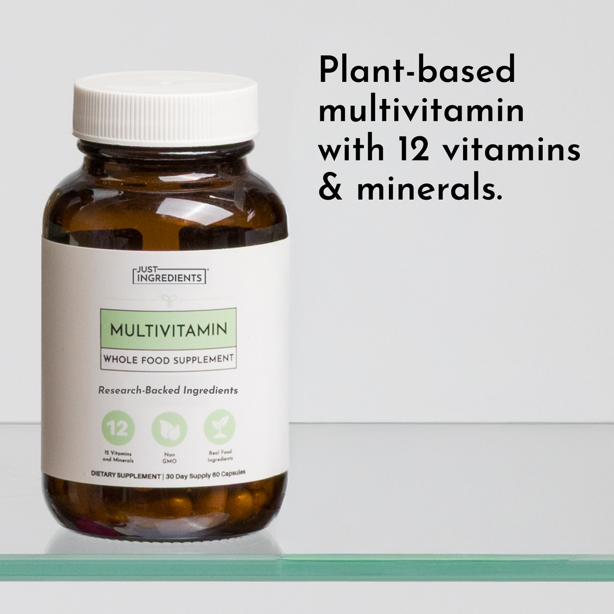 Multivitamin — 12 Whole-Food Vitamins & Minerals