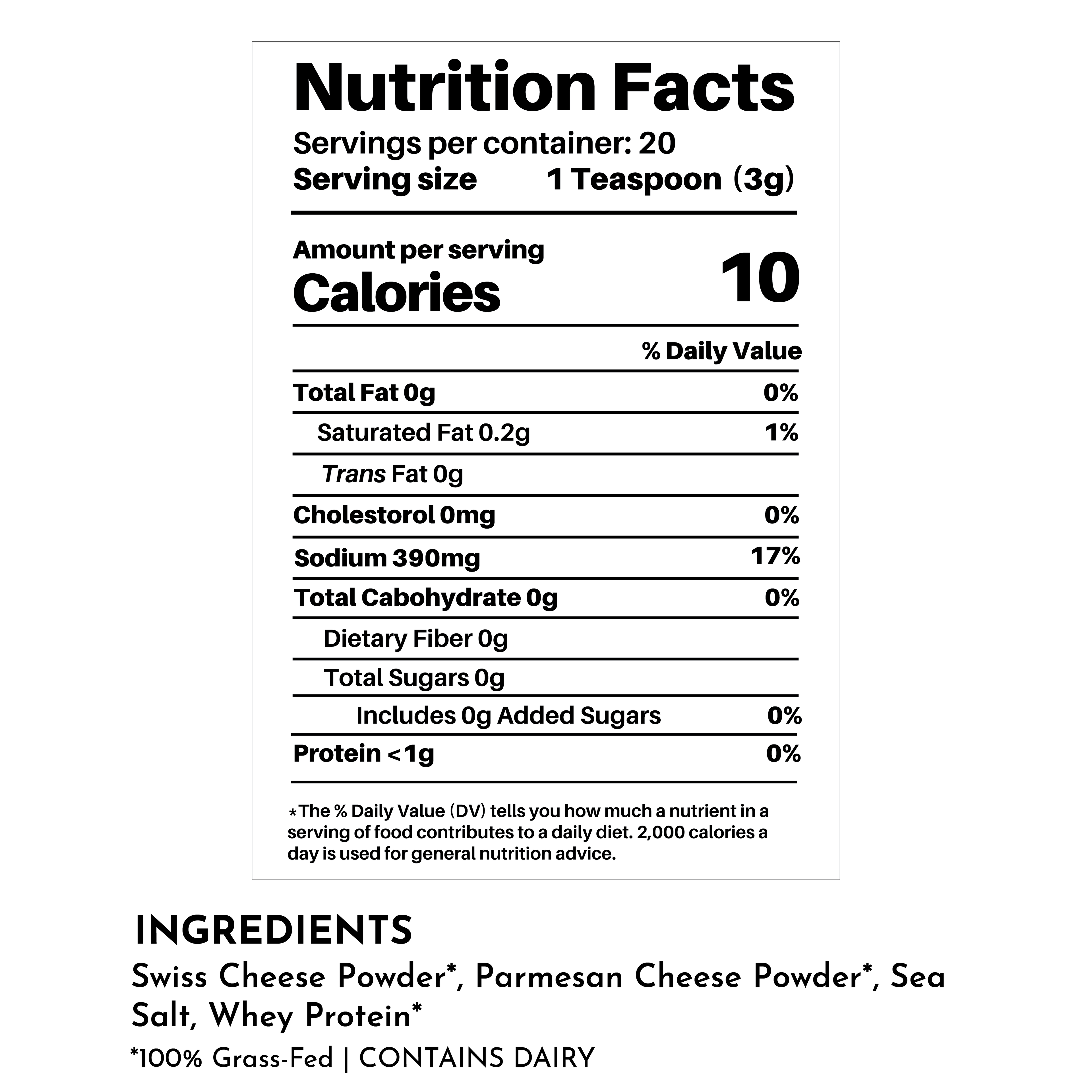 Parmesan Cheese Popcorn Salt (2.11 oz)