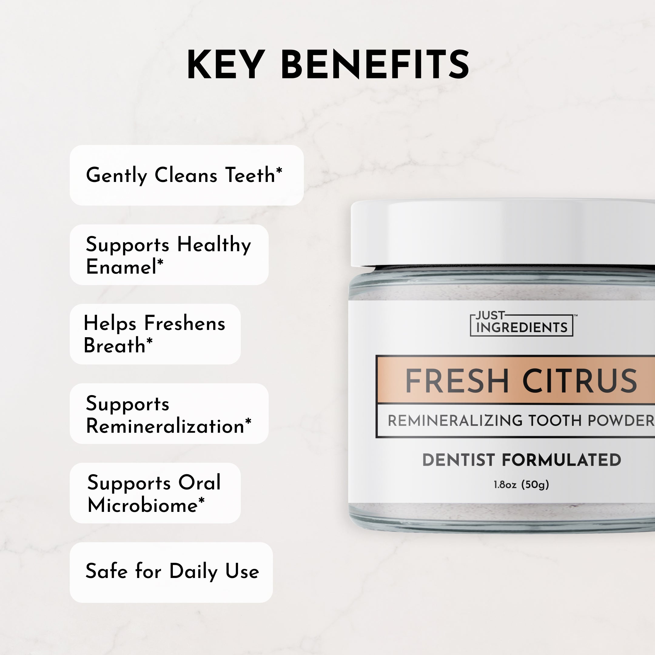 Fresh Citrus Remineralizing Tooth Powder