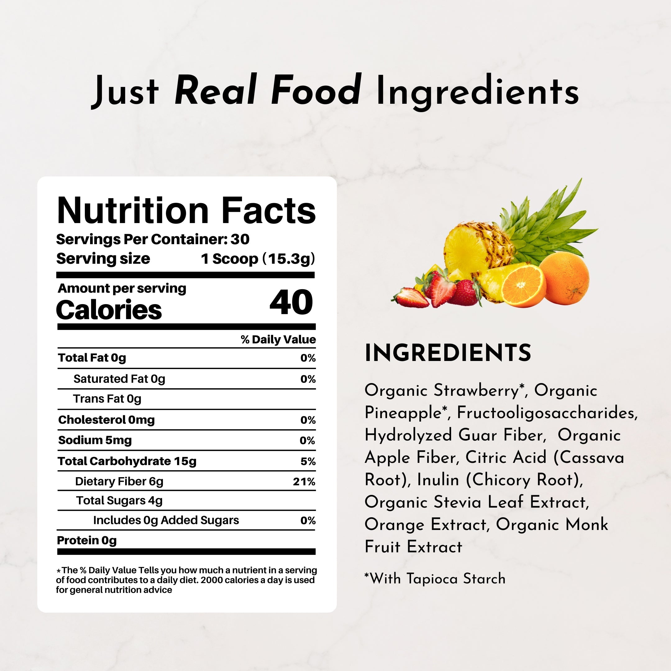 Fruit Punch Fiber Drink
