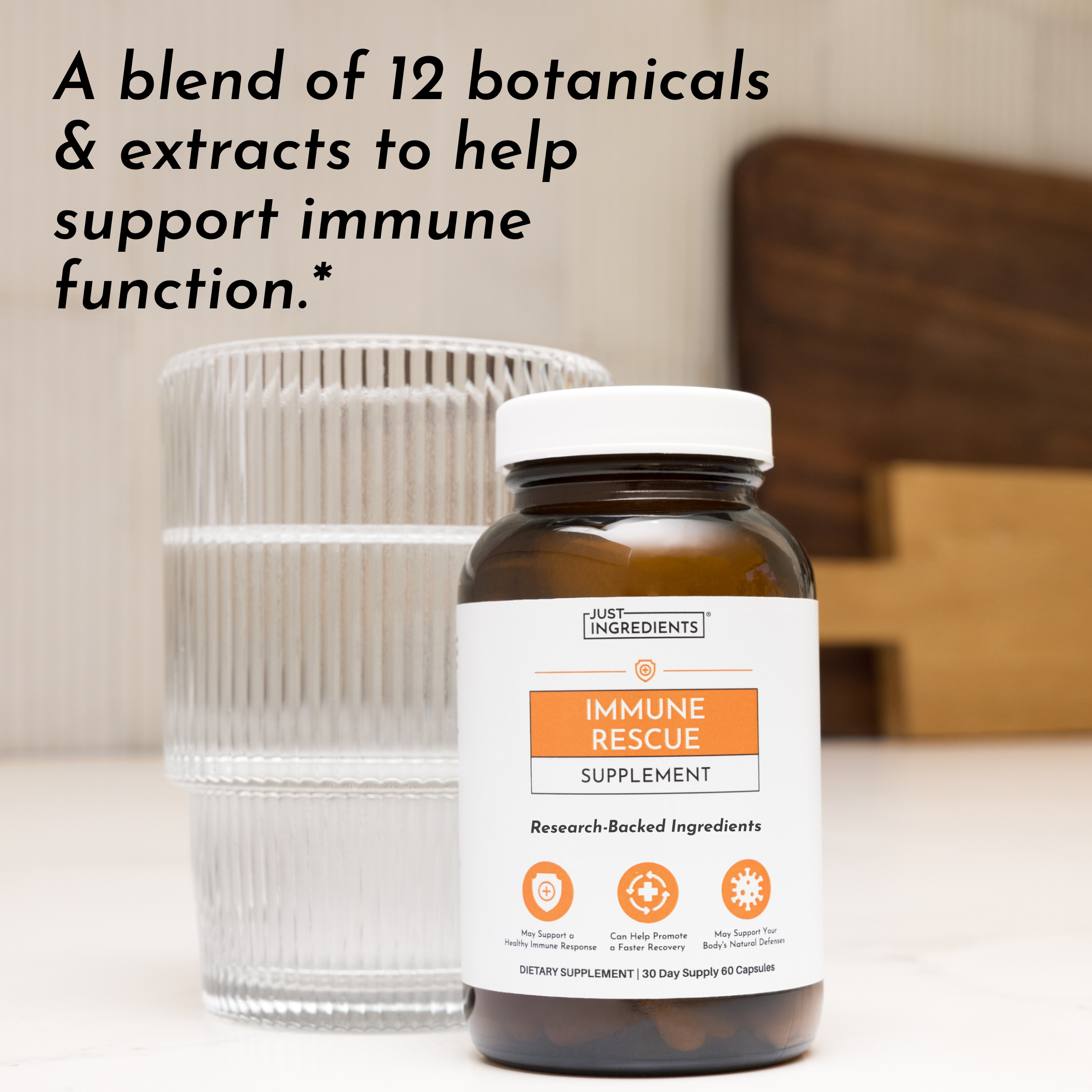 Immune Rescue — Daily Immune Support Capsules (60 ct)