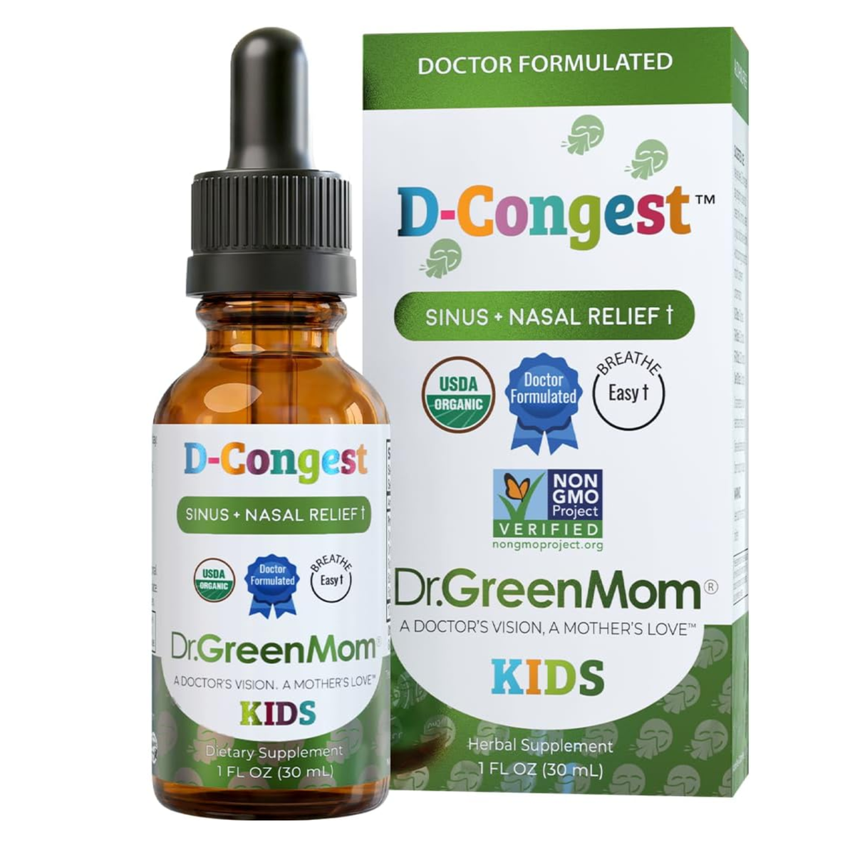DR. GREEN MOM D-CONGEST KIDS DROPS