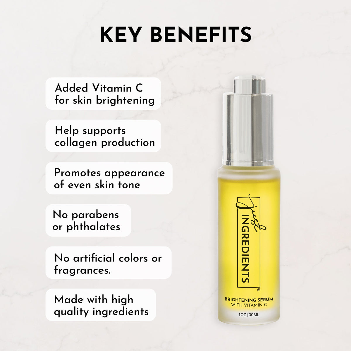 Sweet Citrus Brightening Face Serum — Vitamin C, 1 oz
