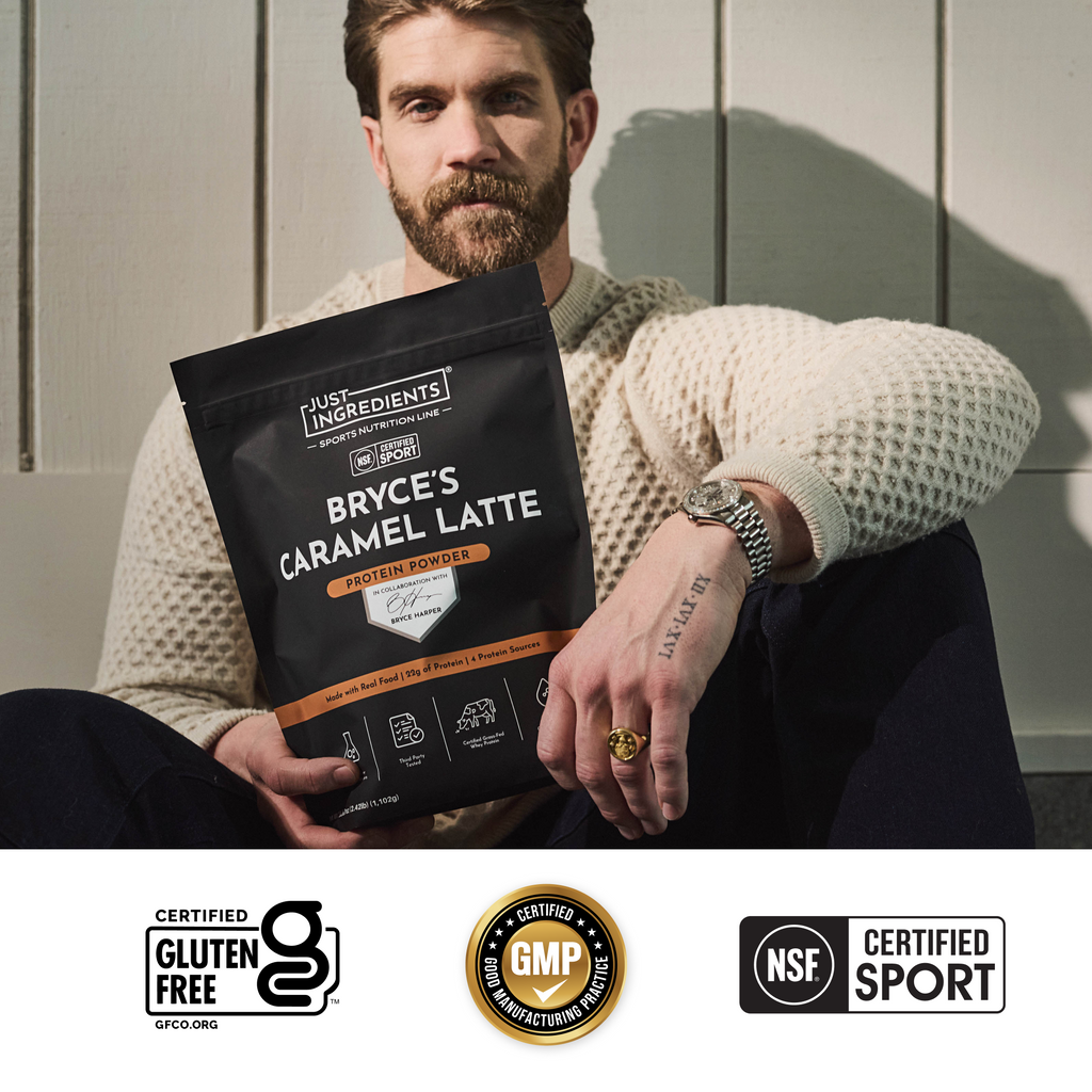 Bryce's Caramel Latte Protein Powder — NSF Certified for Sport