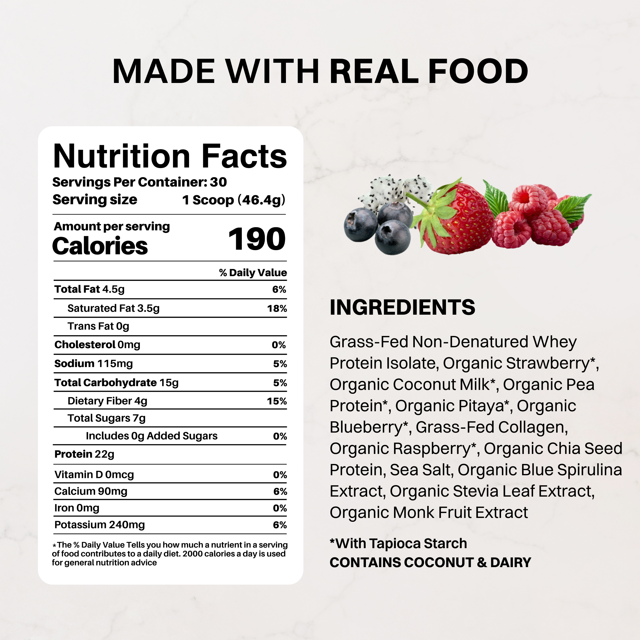 Mountain Berry Protein Powder