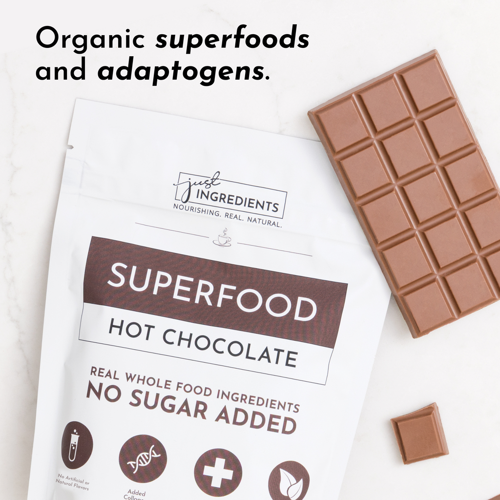 Superfood Hot Chocolate Mix with Adaptogens & Collagen