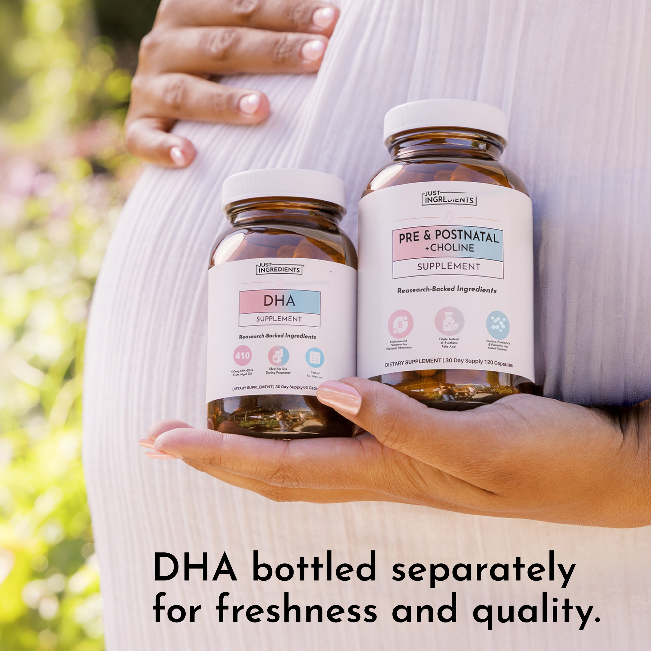 Prenatal & Postnatal + DHA — 2-Bottle Set
