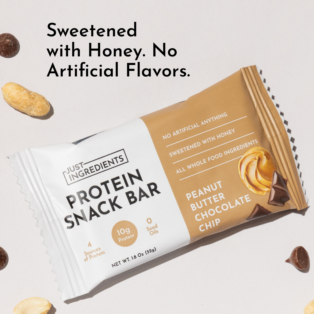 Peanut Butter Chocolate Chip Protein Bars (12-Pack)