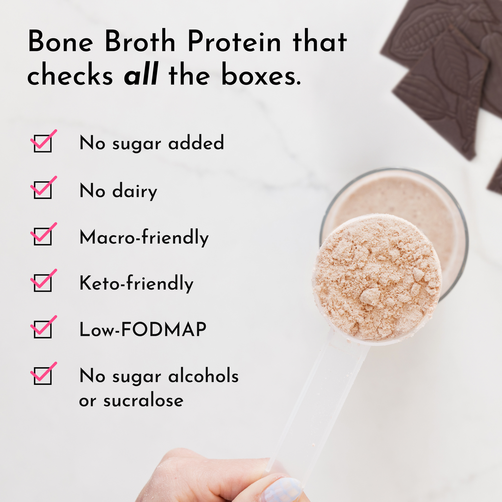 Chocolate Bone Broth Protein Powder (15 servings)