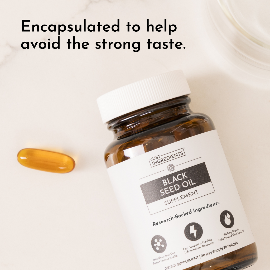 Black Seed Oil Softgels — 1,000 mg, 30 Count
