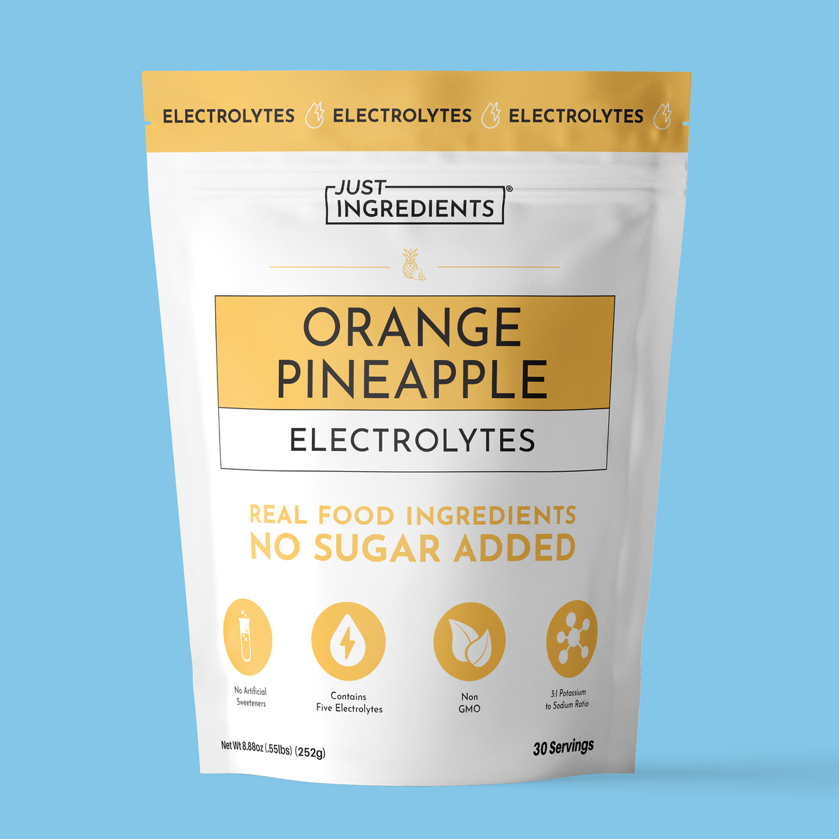 Orange Pineapple Electrolyte Powder - 30 Servings