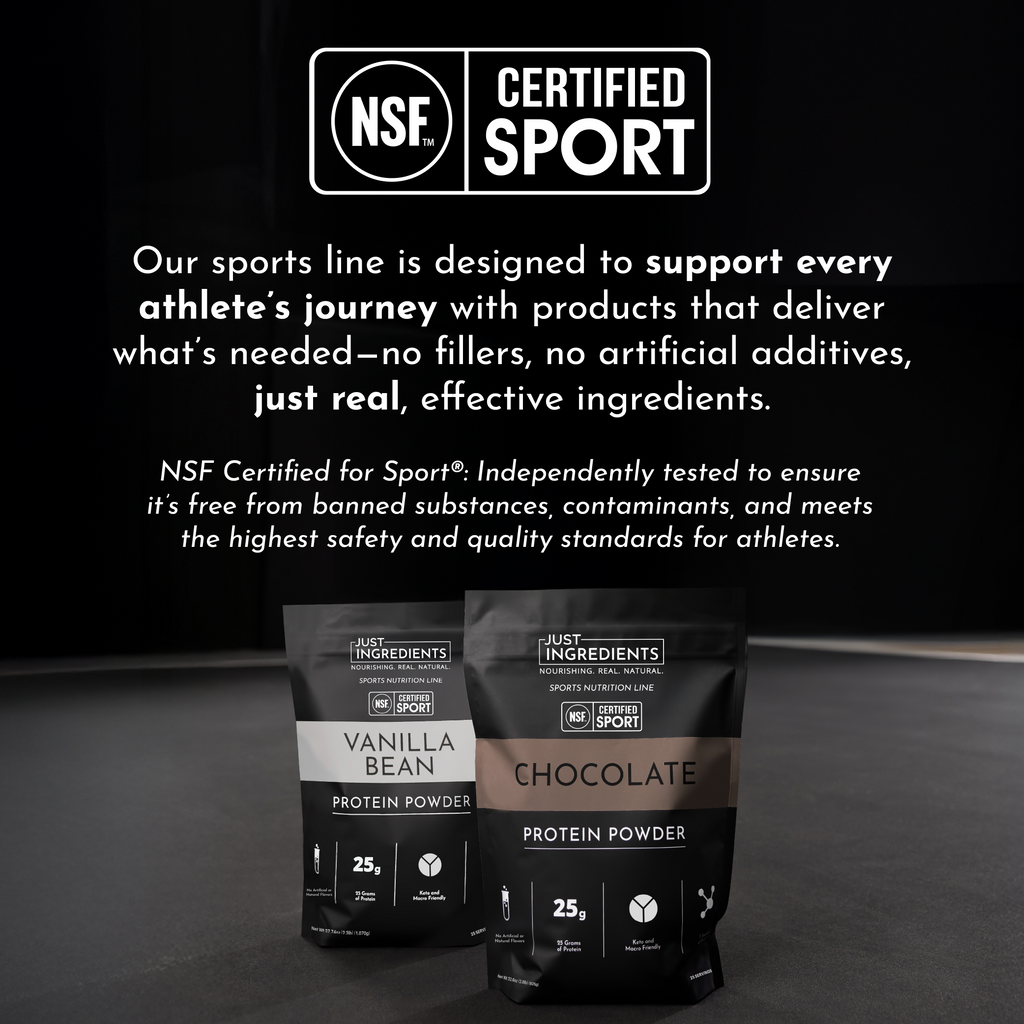 Vanilla Bean Protein Powder — NSF Certified Sport Formula