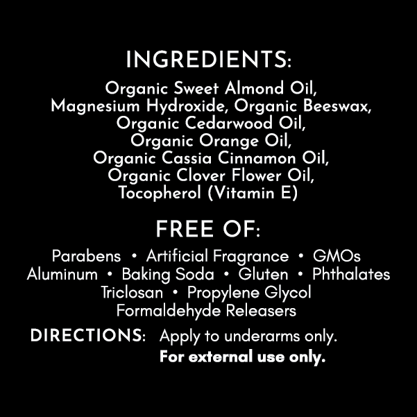 Cedarwood Spice Deodorant