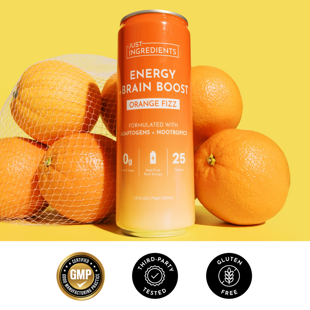 Orange Fizz Energy + Brain Boost (12-Pack)