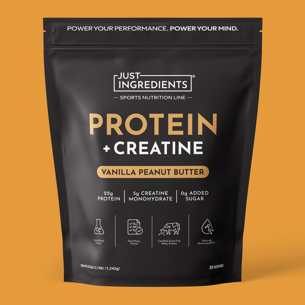 Vanilla Peanut Butter Protein + Creatine — 22g Protein, 5g Creapure