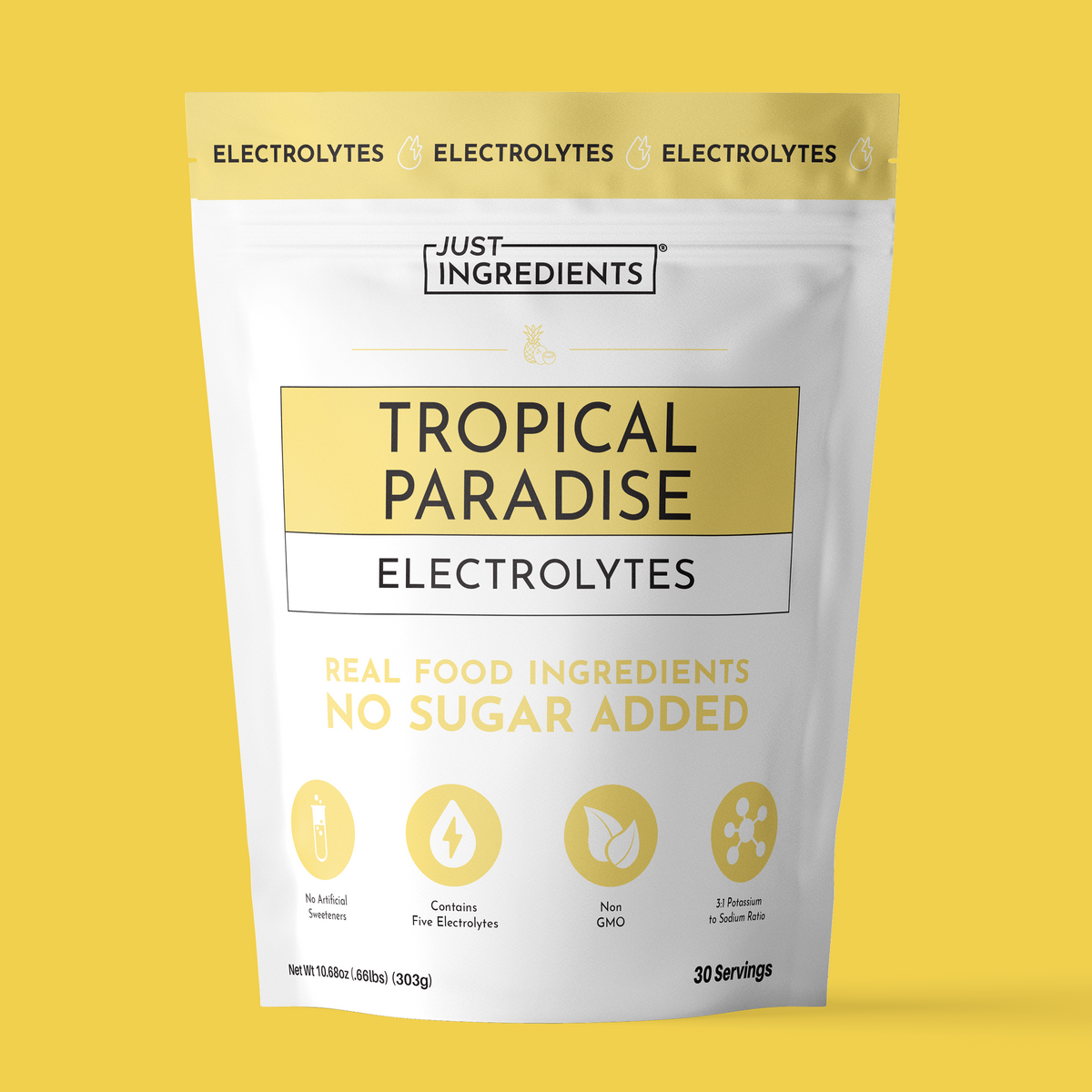 Tropical Paradise Electrolyte Powder — Pineapple & Coconut
