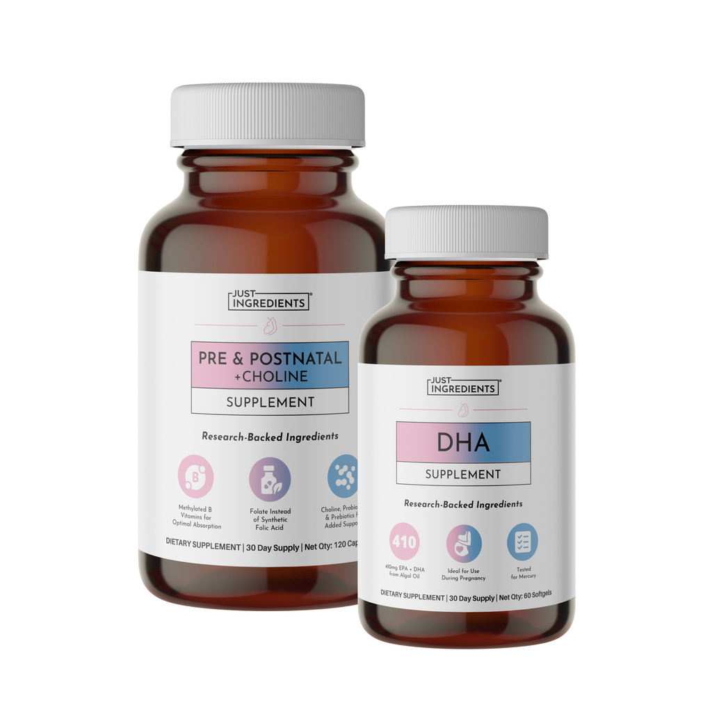 Prenatal & Postnatal + DHA — 2-Bottle Set