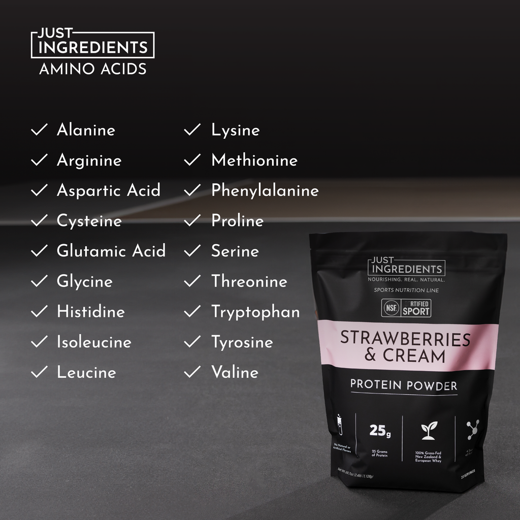 Strawberries & Cream Protein Powder — NSF Certified, 25g