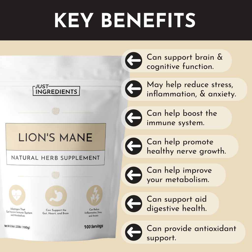 Organic Lion's Mane Powder - 100g