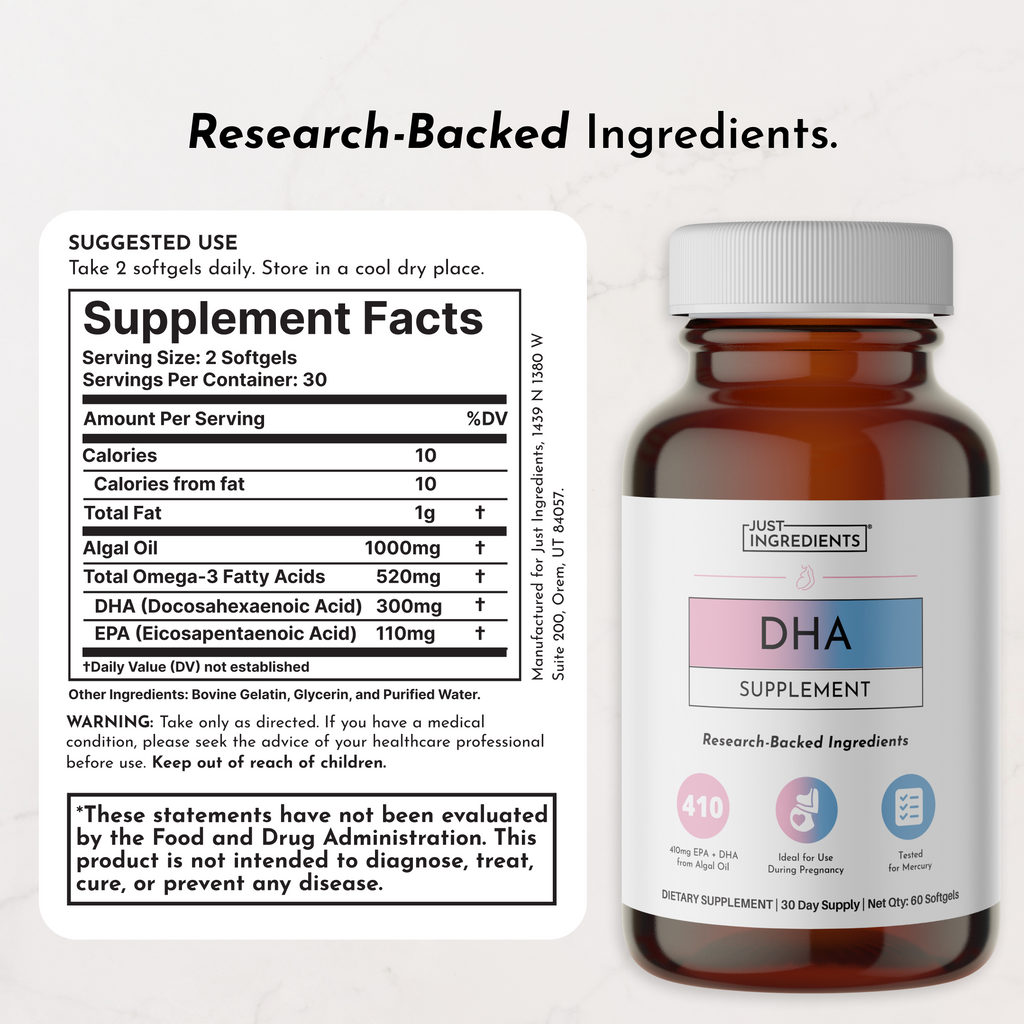 Prenatal DHA (Algal Oil) - Single Bottle (Set Only)