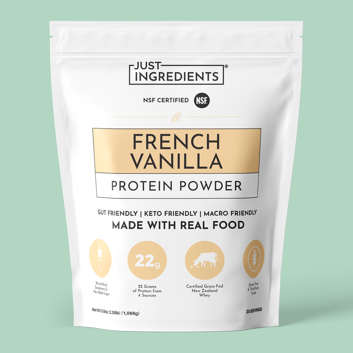 French Vanilla Protein Powder — 30 Servings