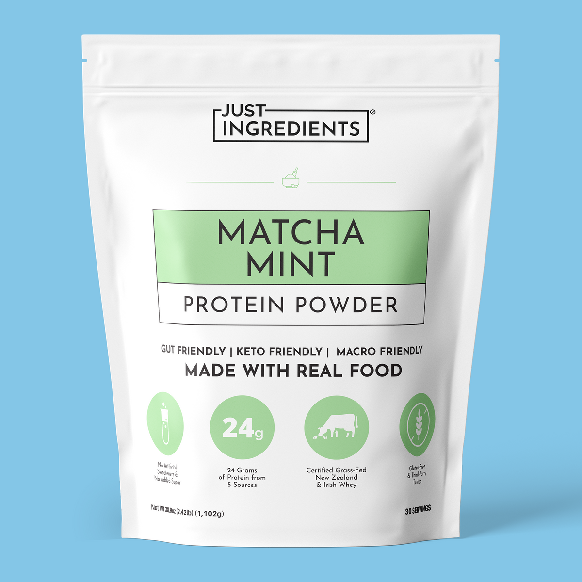 Matcha Mint Protein Powder