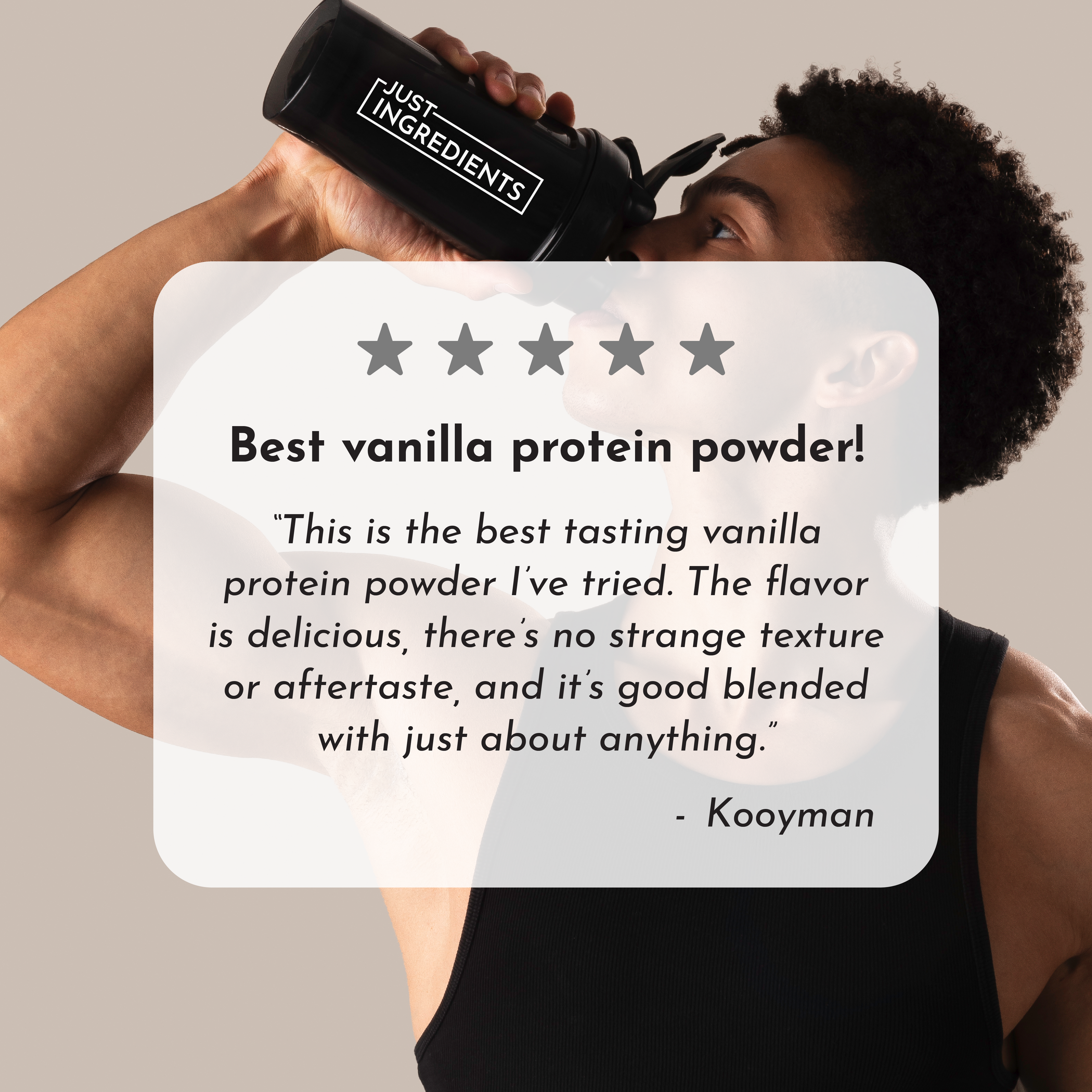 Vanilla Bean Protein Powder — NSF Certified Sport Formula