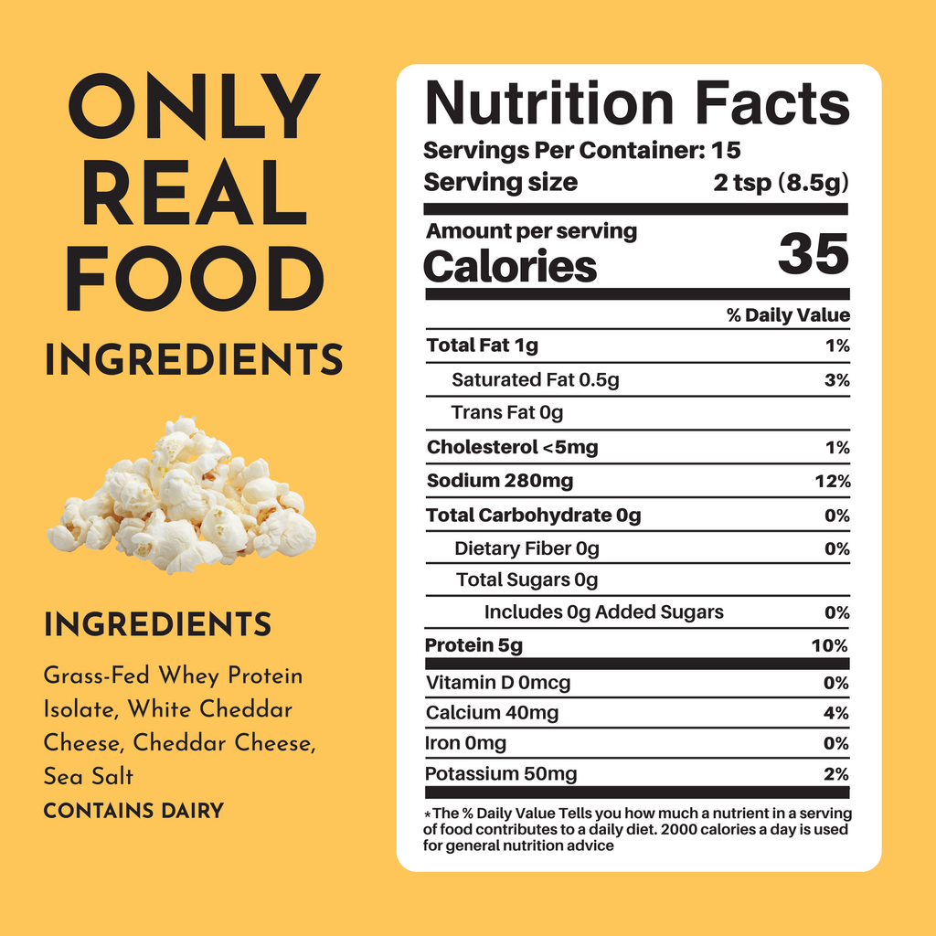 Protein Popcorn Salt - Cheddar Cheese