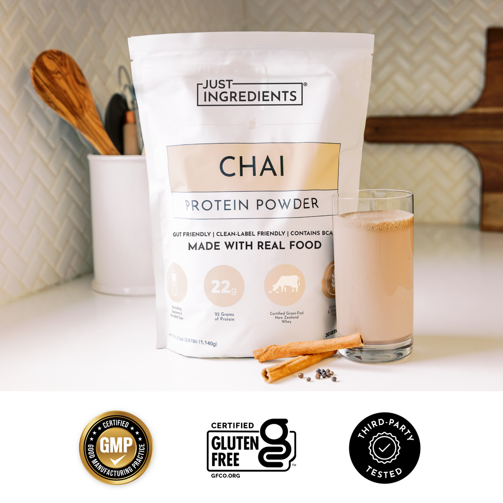 Chai Protein Powder — 30 Servings, 22g Protein (Whey & Plant Blend)