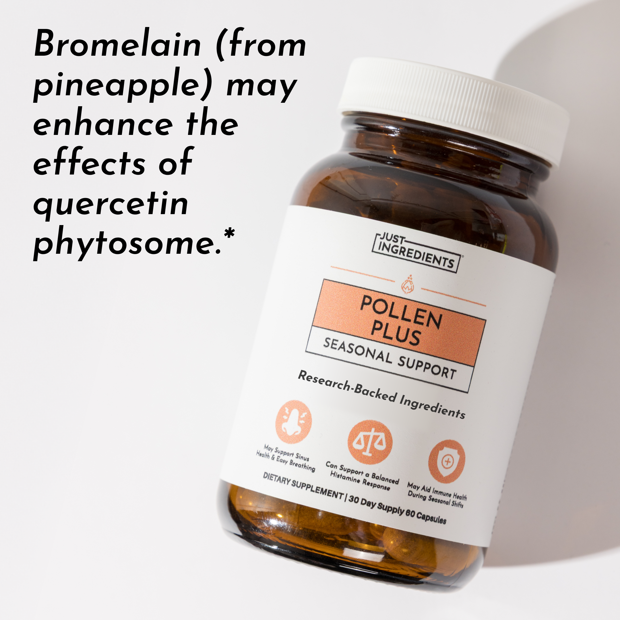 Pollen Plus — Seasonal Immune Support Capsules, 60 ct