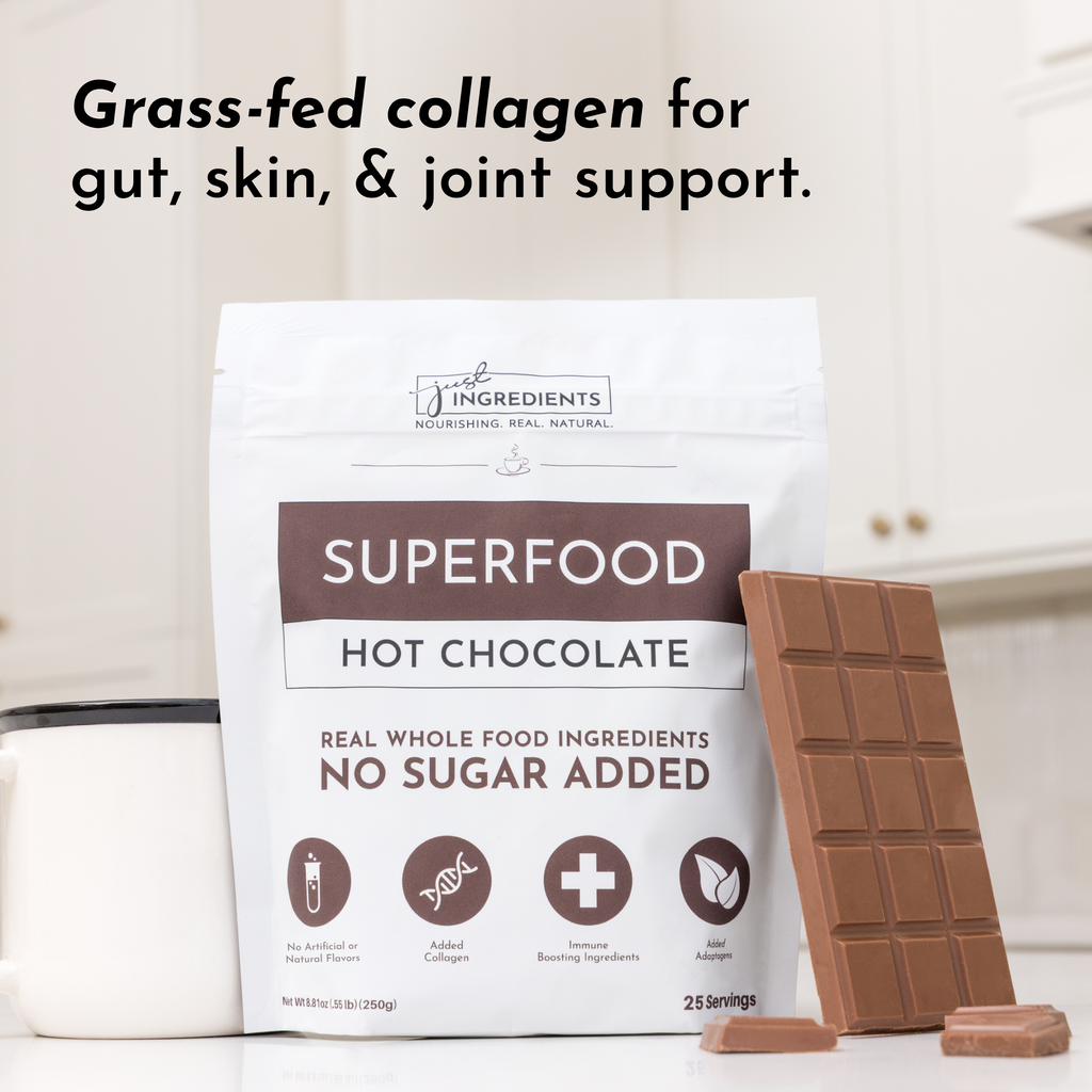 Superfood Hot Chocolate Mix with Adaptogens & Collagen