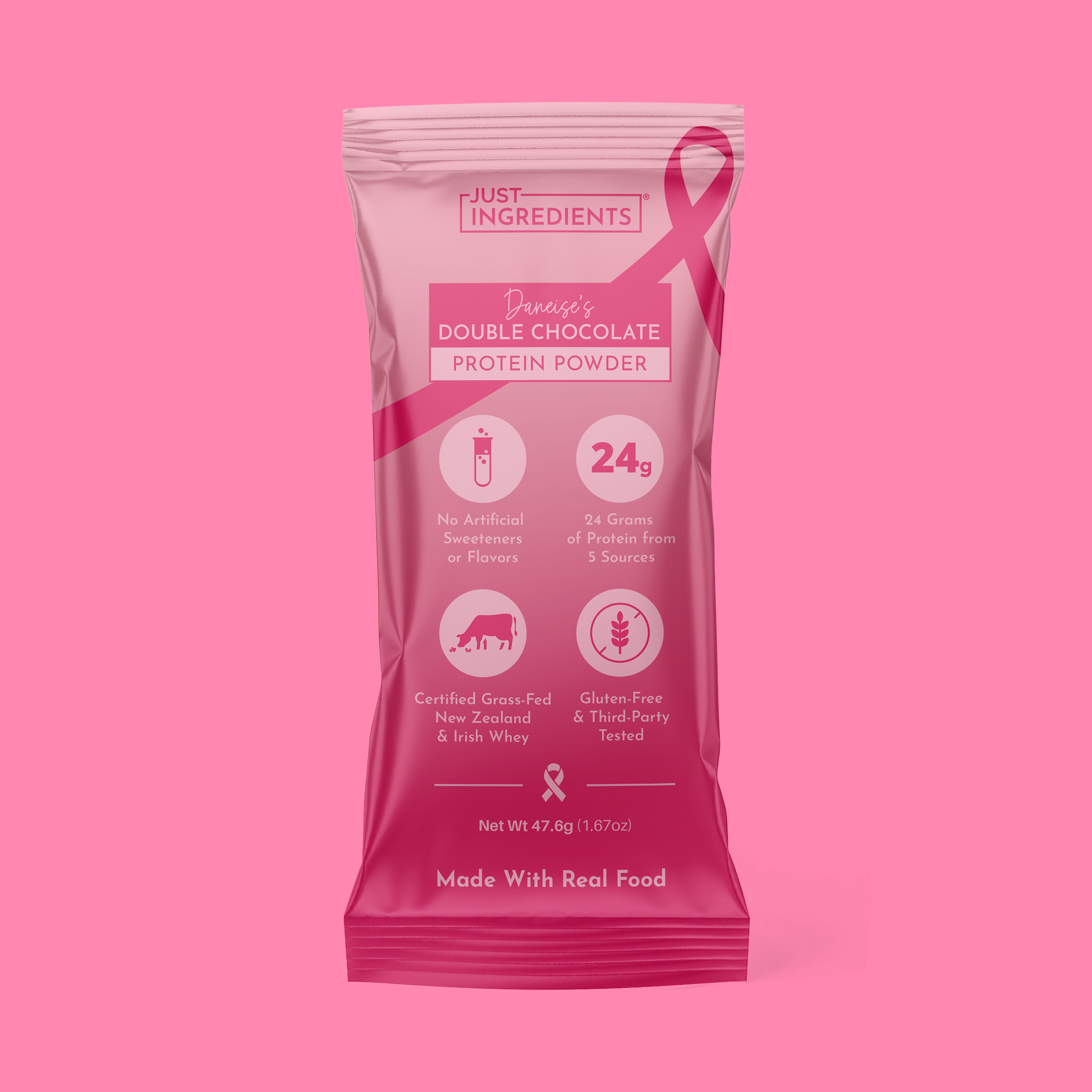 Daneise's Double Chocolate Protein Stick — 24g Protein, Grass-Fed Whey