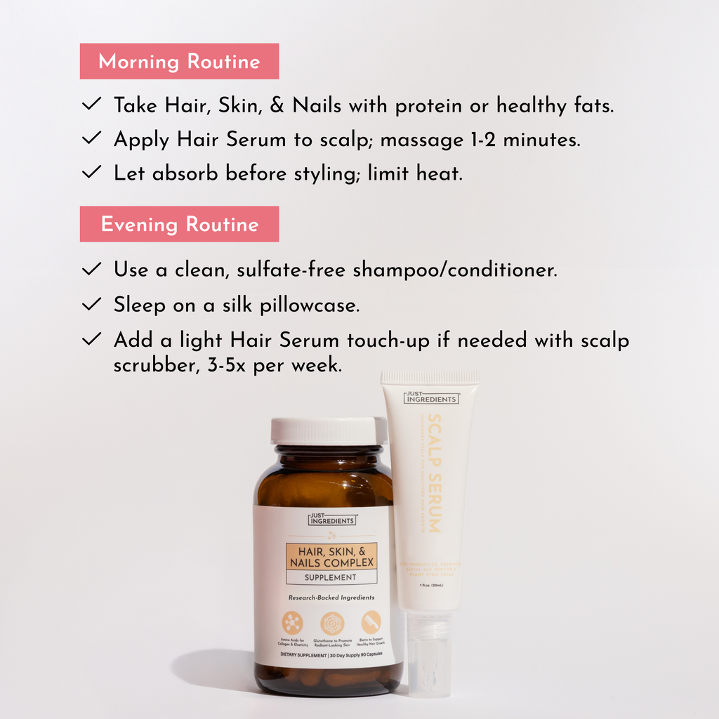 Hair, Skin, and Nails + Scalp Serum Bundle