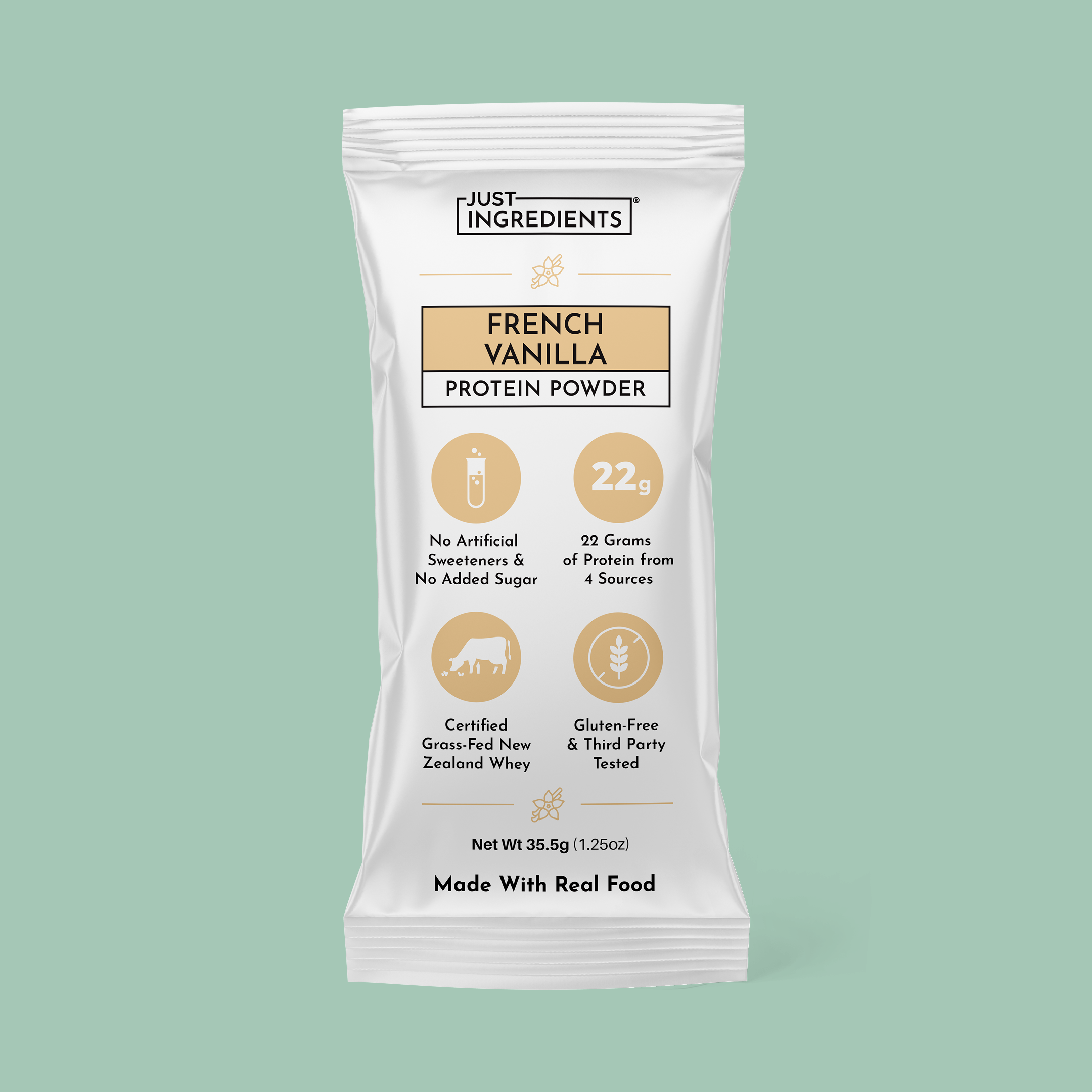 French Vanilla Protein Powder Stick - 22g Protein