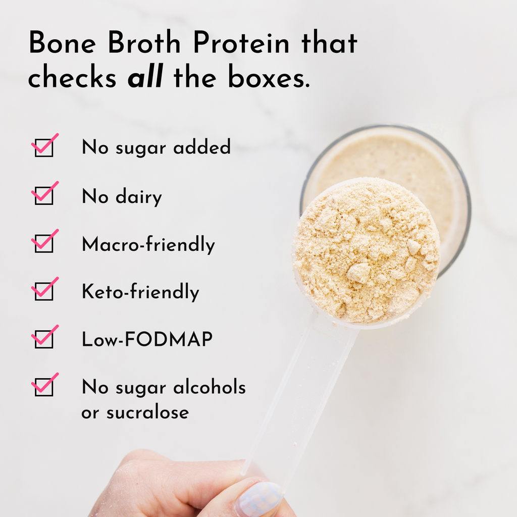 Snickerdoodle Bone Broth Protein Powder (15 Servings, 21g Protein)