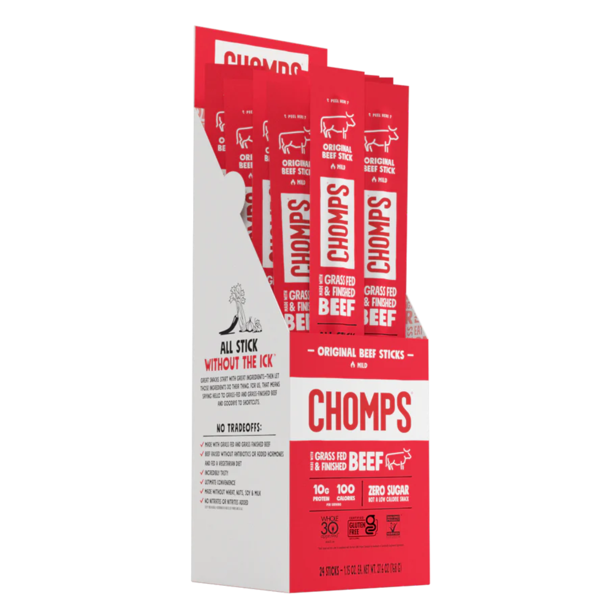 CHOMPS BEEF STICKS