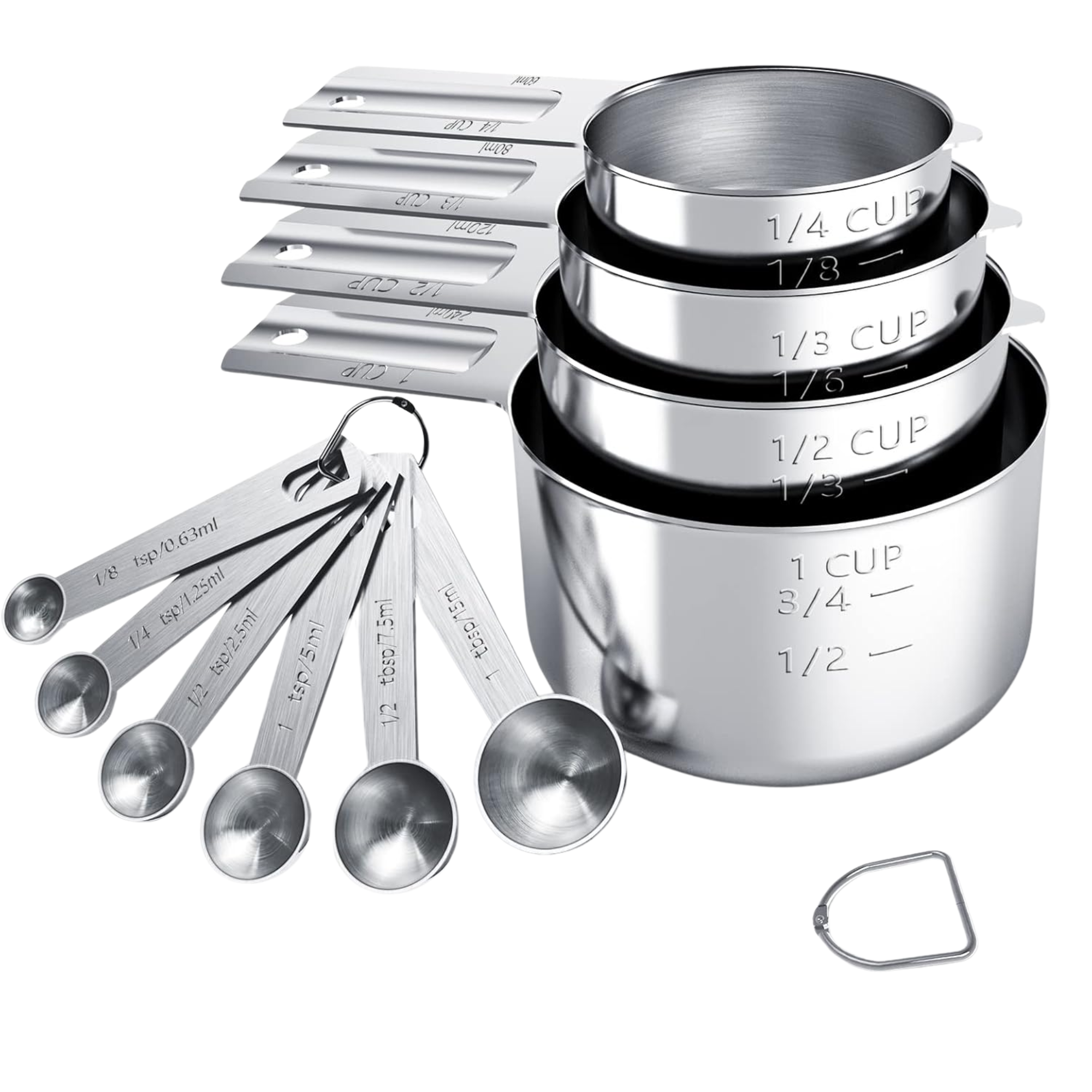 STAINLESS STEEL MEASURING CUPS