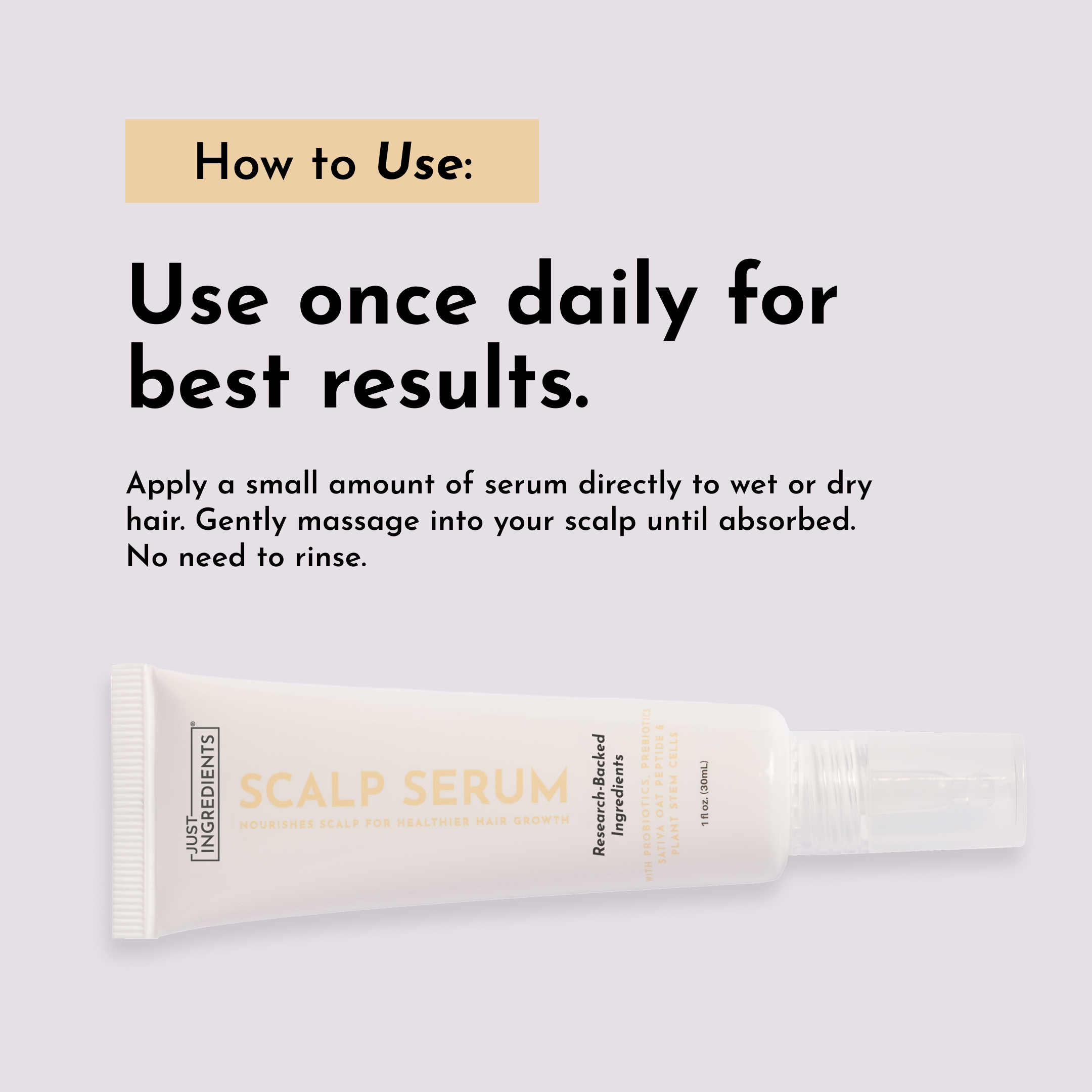 Scalp Serum — Plant Stem Cells & Probiotic Scalp Support