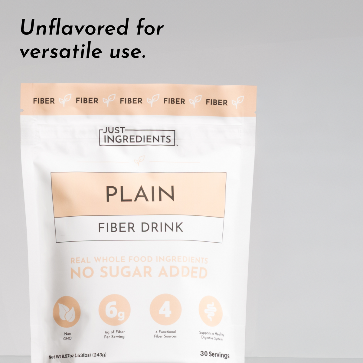 Plain Fiber Drink — 30 Servings