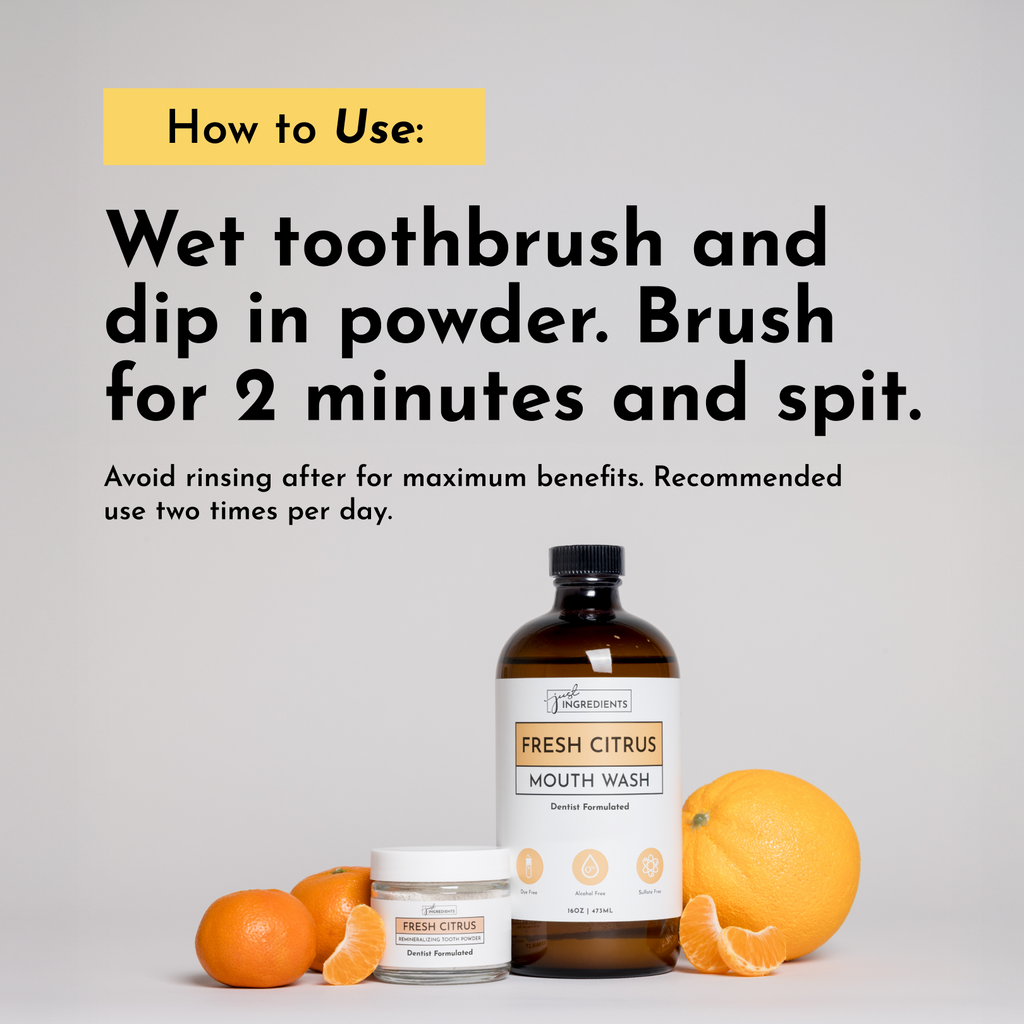 Fresh Citrus Remineralizing Tooth Powder
