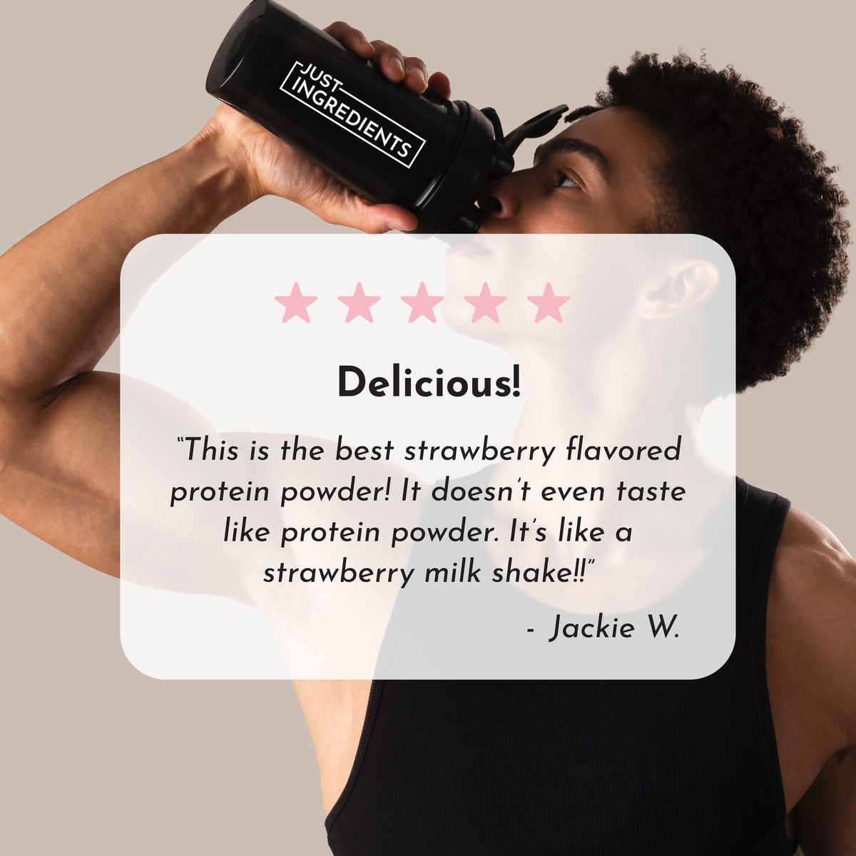 Strawberries & Cream Protein Powder — NSF Certified, 25g