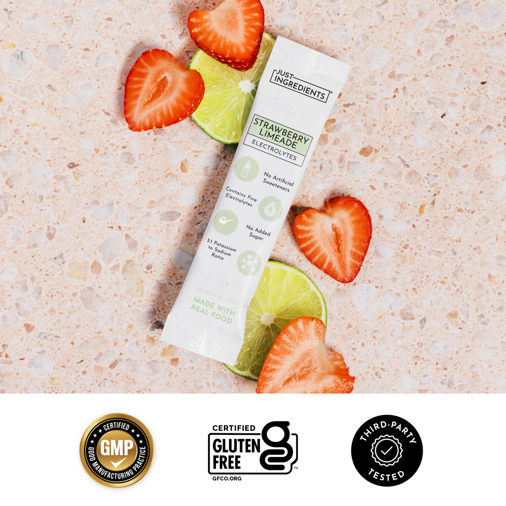 Strawberry Limeade Electrolytes Stick — Single-Serve Powder
