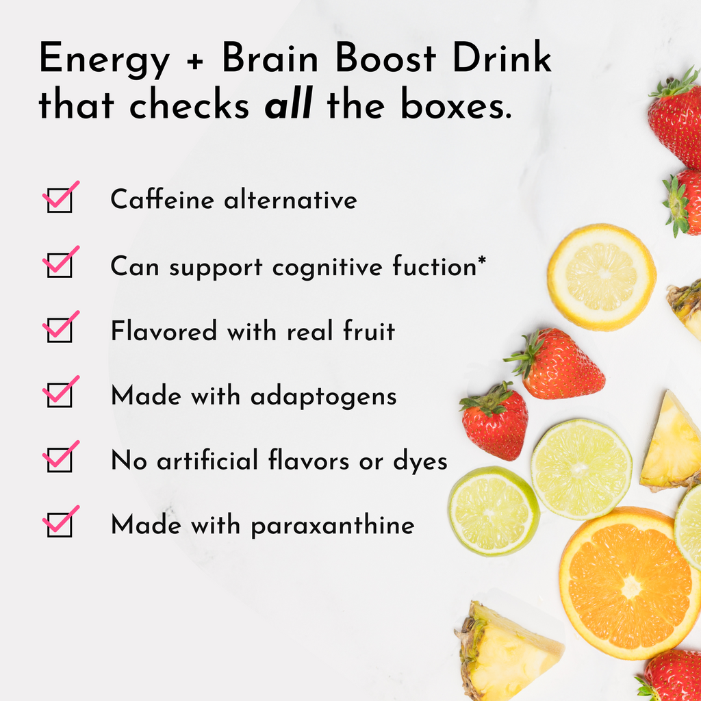 Energy + Brain Boost Raspberry Lemonade (Paraxanthine)