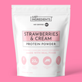 Strawberries & Cream Protein Powder — 22g Protein, 25 Servings