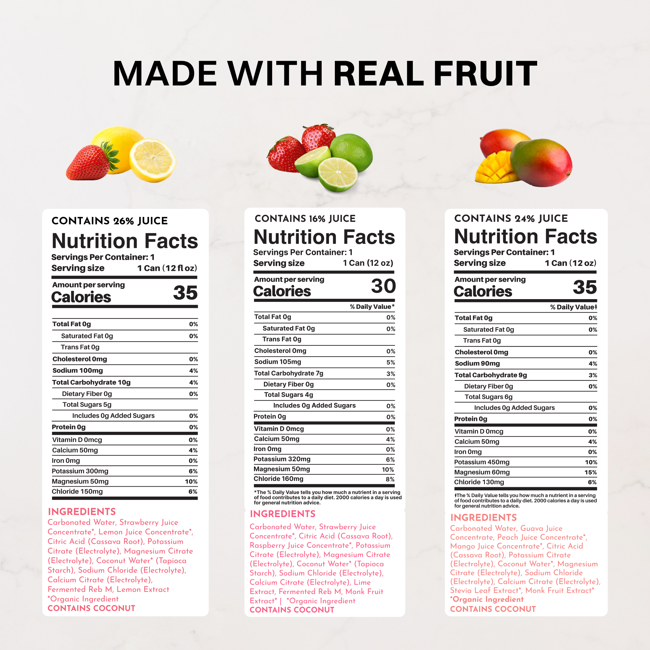 Sparkling Electrolytes Variety Pack